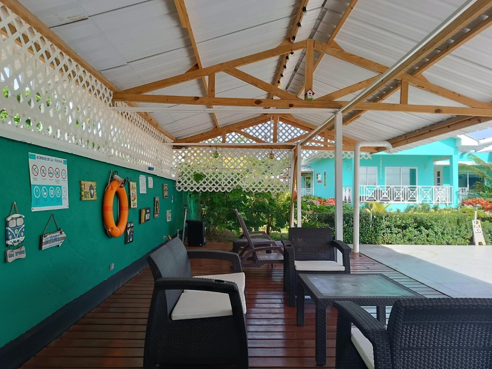 فيلا Blue Lizard House San Andrés المظهر الخارجي الصورة