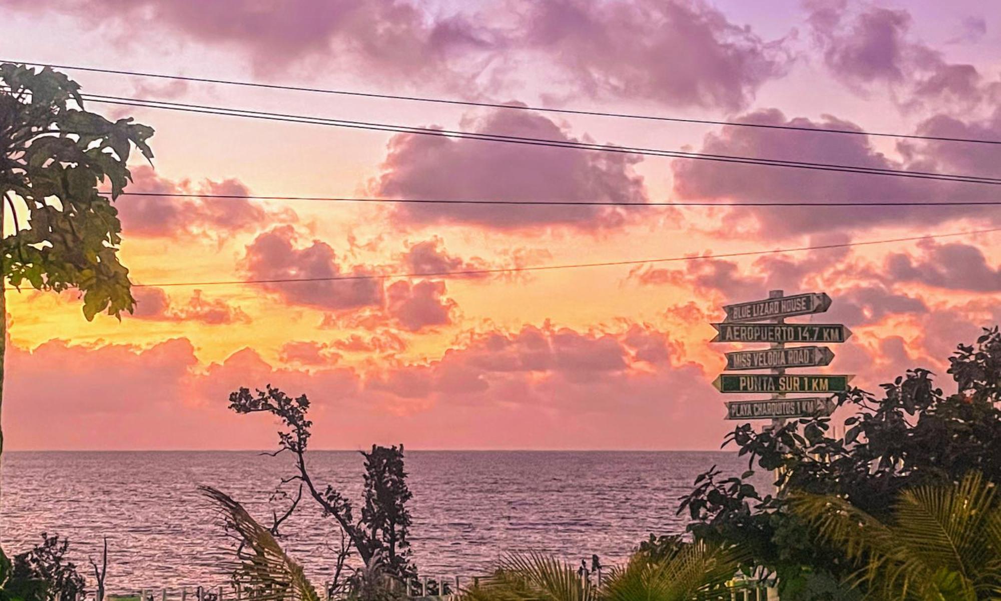 فيلا Blue Lizard House San Andrés المظهر الخارجي الصورة