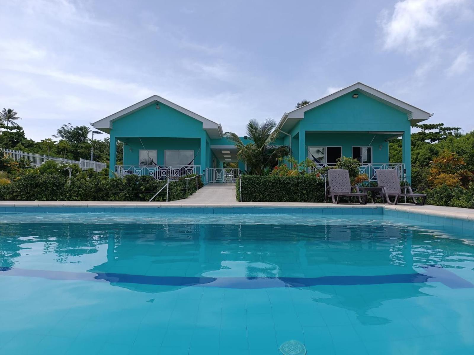 فيلا Blue Lizard House San Andrés المظهر الخارجي الصورة